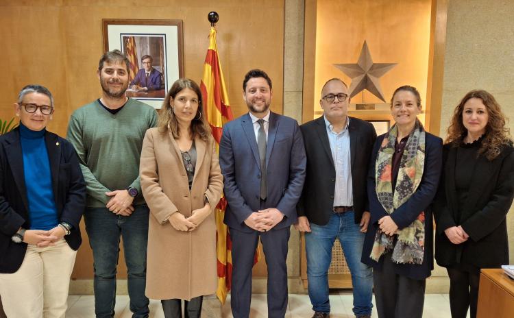 Visita institucional entre el decano del ICAT y el alcalde de Tarragona