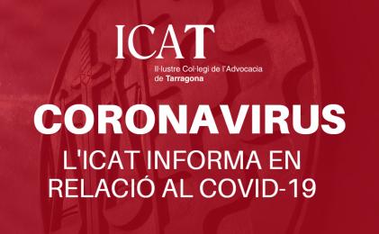 El ICAT informa en relación al COVID-19 (coronavirus)