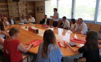 Visita de representants de la jurisdicció social a l’Il·lustre Col·legi d’Advocats de Tarragona