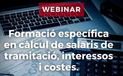 El ICAT celebra dos sessiones online en materia de cálculo de salarios