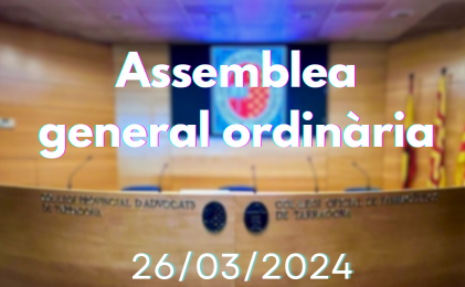 Convocada assemblea general ordinària