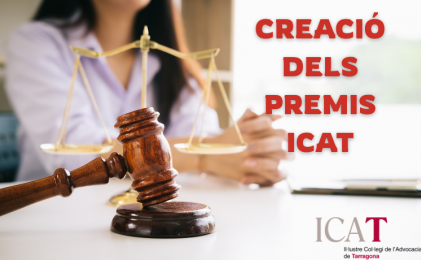 L’ICAT crea dos premis: un centrat en la solidaritat i l’altre, en l’excel·lència en dret