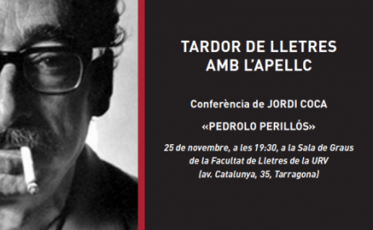 Tardor de Lletres amb l’Apellc: conferència de Jordi Coca «Pedrolo perillós»
